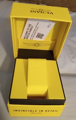 Invicta Yellow Classic Single Slot Box - Image 1 of 4