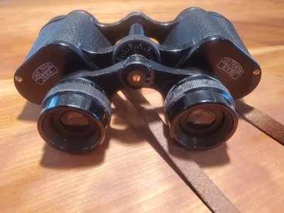 Carl Zeiss Deltrintem 8 x 30 Binoculars with Original Leather Case.  1935 - Image 1 of 4