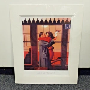 Jack Vettriano OBE 'Back Where You Belong' Mounted Print 64cm x 54cm Sealed Art - Picture 1 of 13