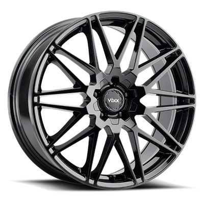 Voxx Nice 18x8 +40 Gloss Black Wheel Rim 5x110 5x115 (QTY 1) NCE 880-5002-40 GB Foto 1 de 4