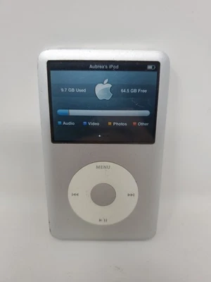 Apple iPod Classic 6th Generation A1238 80GB, Silver  - Image 1 of 3