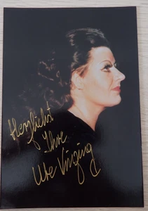 Autogramm deutsche Opernsängerin Ute Vinzing in Tristan und Isolde 1972 (123305) - Picture 1 of 3