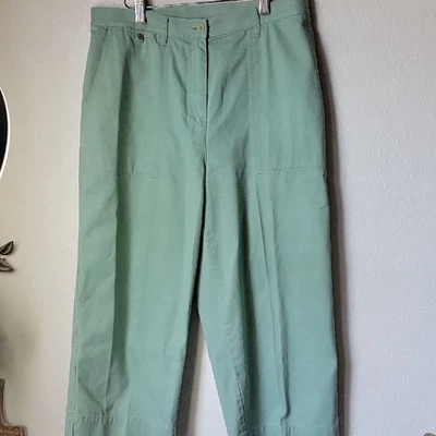 Chinos Ralph Lauren verdes clásicos de pierna recta talla 10 Foto 1 de 4