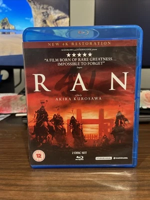 RAN [1985] StudioCanal 2 Blu-rays- 4K Restoration Kurosawa Region B!! Rare HTF Foto 1 de 3