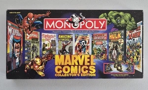 Monopoly Marvel Comics Collectors Edition Board Game Parker Brothers 1999 MCU - Picture 1 of 6