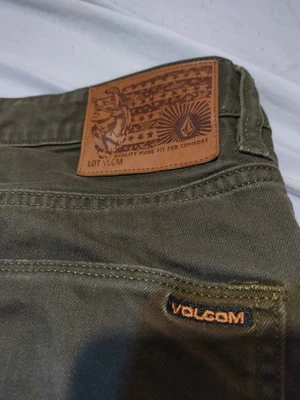Volcom Lot VCL Men's Jeans Size 36 Straight Leg Dark Wash - Image 1 of 4