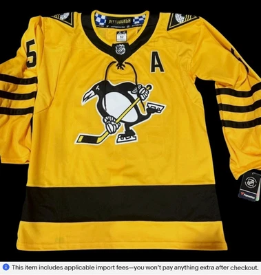 Camiseta alternativa Kris Letang #58 Pittsburgh Penguins 2025 - talla 52 grande Foto 1 de 4