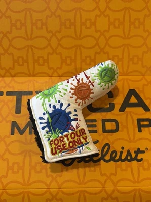 Scotty Cameron Encinitas Gallery Paint Splash White Blade Putter Headcover - Image 1 of 4