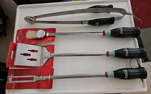 Coca-Cola BBQ Grill SET of 4 90’s Collectible & Practical 18" 3 NEW ! 1 USED - Picture 1 of 6