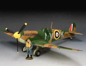 KING & COUNTRY ROYAL AIR FORCE RAF102 SUPERMARINE SPITFIRE MK.II A BRIAN LANE - Picture 1 of 2