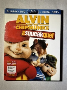 Alvin and the Chipmunks: The Squeakquel (Blu-ray/DVD, 2010, 3-Disc Set, Sealed - Picture 1 of 3
