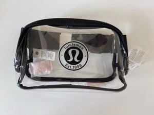 LULULEMON Clear Belt Bag - 1 Lt - AUTHENTIC NEW w/ TAGS - Logo Belt NWT - Picture 1 of 4