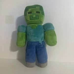 Minecraft Jinx Zombie 13" Plush Mojang Spin Master Stuffed Toy - Picture 1 of 7