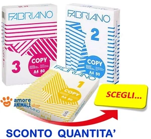 Papel A4 Fabriano Copy 1/2/3 → 80 Gr ^ Resma De 500 Hojas →Descuento Cantidad' - Imagen 1 de 1