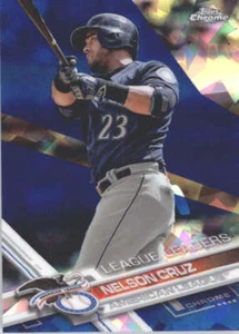 NELSON CRUZ 2017 TOPPS CHROME SAPPHIRE EDITION #271 ONLY 250 MADE - Picture 1 of 2