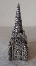 ROYAL HAMPSHIRE ART FOUNDRY SILVER PLATE "THE COUNTRY CHURCH" MINIATURE