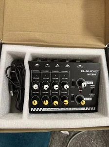 8-Channels Mini Low Noise Sound Mixer Stereo Audio Mixer MIX800 with Power - Picture 1 of 4