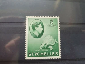 Seychelles 1938 3c verde, con bisagras como nuevo - Imagen 1 de 1