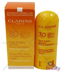 Clarins Sun screen Stick For Sun Sensitive Area Spf30 .28oz New In Box - Picture 1 of 1