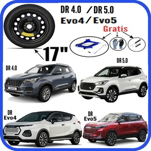 Reserverad Dr 4.0 / 5.0 / Evo4 / Evo5 17" Rad Wagenheber Handschuhe Schraubendreher - Bild 1 von 10
