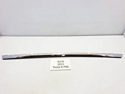 ✅ Moldura de cinturón cromada exterior pasajero trasero derecho Tesla Model S 2012-2020 OEM Foto 1 de 4