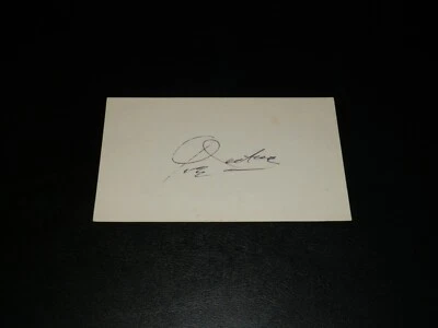 Joe Pactwa (debut 1975) Autographed 3x5 Index Card CA Angels pitcher Rare Auto - Image 1 of 3