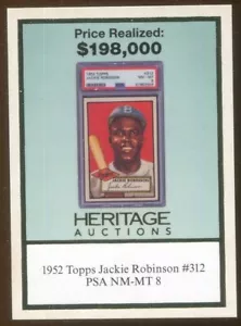 Dodger Jackie Robinson Heritage Auctions 2022 Read Description - Picture 1 of 2