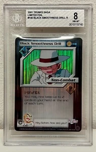 1x DBZ CCG TALADRO SUAVIDAD NEGRO 140 HOLO LÁMINA RARO TRONCOS LIMITADOS SAGA BGS 8 - Imagen 1 de 1