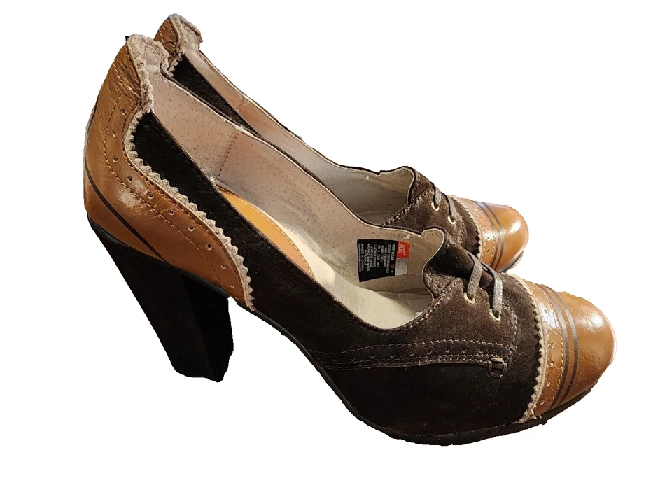 Zapatos de salón Oxford Diesel para mujer TALLA 8 LIIEU de cuero en marrón/negro - $299 Foto 1 de 4