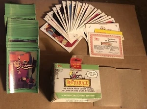 1990 Beetlejuice Cards Full Set w/ Stickers Collector’s Edition 966/3000 Dart - Picture 1 of 16
