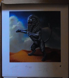 ROLLING STONES "Bridges to Babylon" sig. Lithographie - Picture 1 of 6