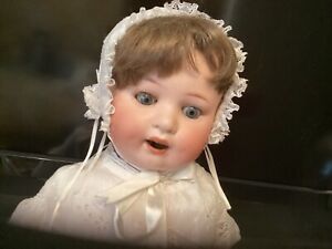 LARGE HEUBACH KOPPLESDORF ANTIQUE BABY DOLL  25 INCHES TALL