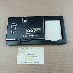 James Bond 007 Secret Agent Vintage 1965 DMG Code-O-Matic Message Decoder - Picture 1 of 16