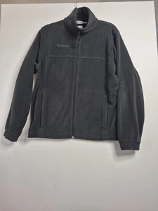 Columbia Fleece Zip Up Youth 18-20 Black - Picture 1 of 6
