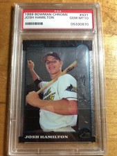 JOSH HAMILTON 1999 Bowman #1 Draft Pick Rookie Card RC PSA 10 RAYS