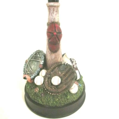 DOLGENCORP INC. Baseball Resin Table Lamp Sports Man Cave - Image 1 of 4