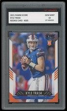 KYLE TRASK 2021 PANINI SCORE #305 1ST GRADED 10 ROOKIE CARD RC TAMPA BAY BUCS