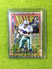 Emmitt Smith LAZER PRIZM VELOCITY CARD COWBOYS SP 2018 Optic EMMITT SMITH MVP sp
