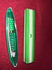 Vintage Star-Light Shamrock St. Patrick's Day Light-up Ballpoint Pen - Works!