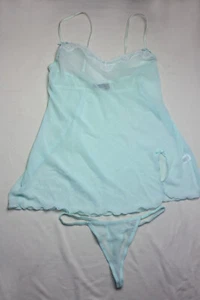 Sheer Mint Green Chemise by Apt 9 Intimates - Size Large - Picture 1 of 13