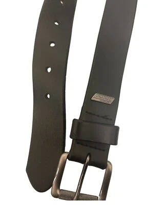 Vintage Dickies black leather mens belt size XL| SKU 1282 - Image 1 of 4