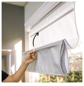 CHICOLOGY CORDLESS MAGNETIC ROMAN SHADES - Picture 1 of 7