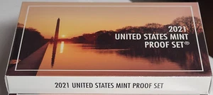 2021 us mint 7 coin proof set with box and coa 21rg purchased directly from mint - Picture 1 of 4