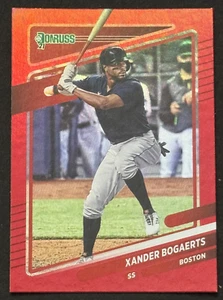 2021 Panini Donruss - Xander Bogaerts #128 Holo Red - Picture 1 of 2
