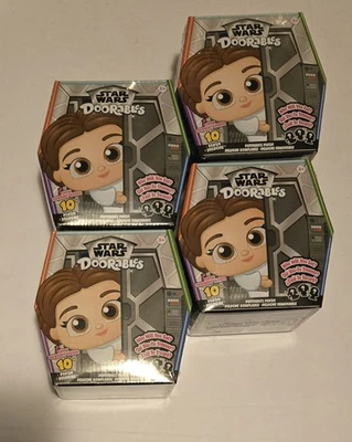 批量 4 件 迪士尼 Doorables 星球大战 10 英寸 Puffables 毛绒填充动物玩具 全新 — 第 1/3 张图片