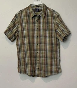 Sherpa Adventure Gear Hemd Herren XL grün kariert kurzarm UPF 50 Wandern Trail - Bild 1 von 8