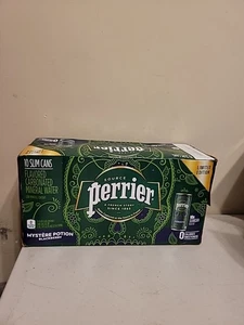 10ct Perrier Limited Edition Mystere Potion Blackberry Slim Cans - Picture 1 of 3