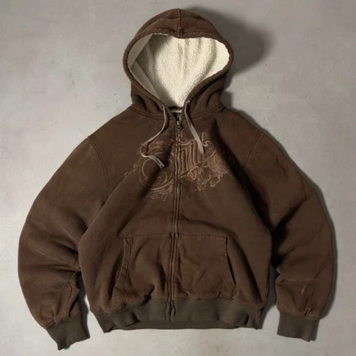 Sudadera con Capucha Y2K O’Neil Cremallera De Colección Patín Surf Desteñido Forrada Sherpa Foto 1 de 4