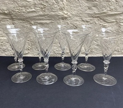 Eight Philip Speakman Webb for James Powells & Sons drinking glasses circa 1870 - Image 1 of 4