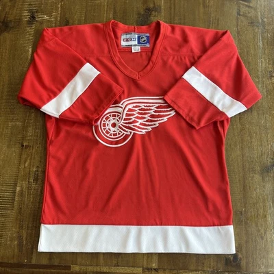 CCM Detroit Red Wings Jersey Hockey NHL officially licensed Youth Size L/XL - Image 1 of 4